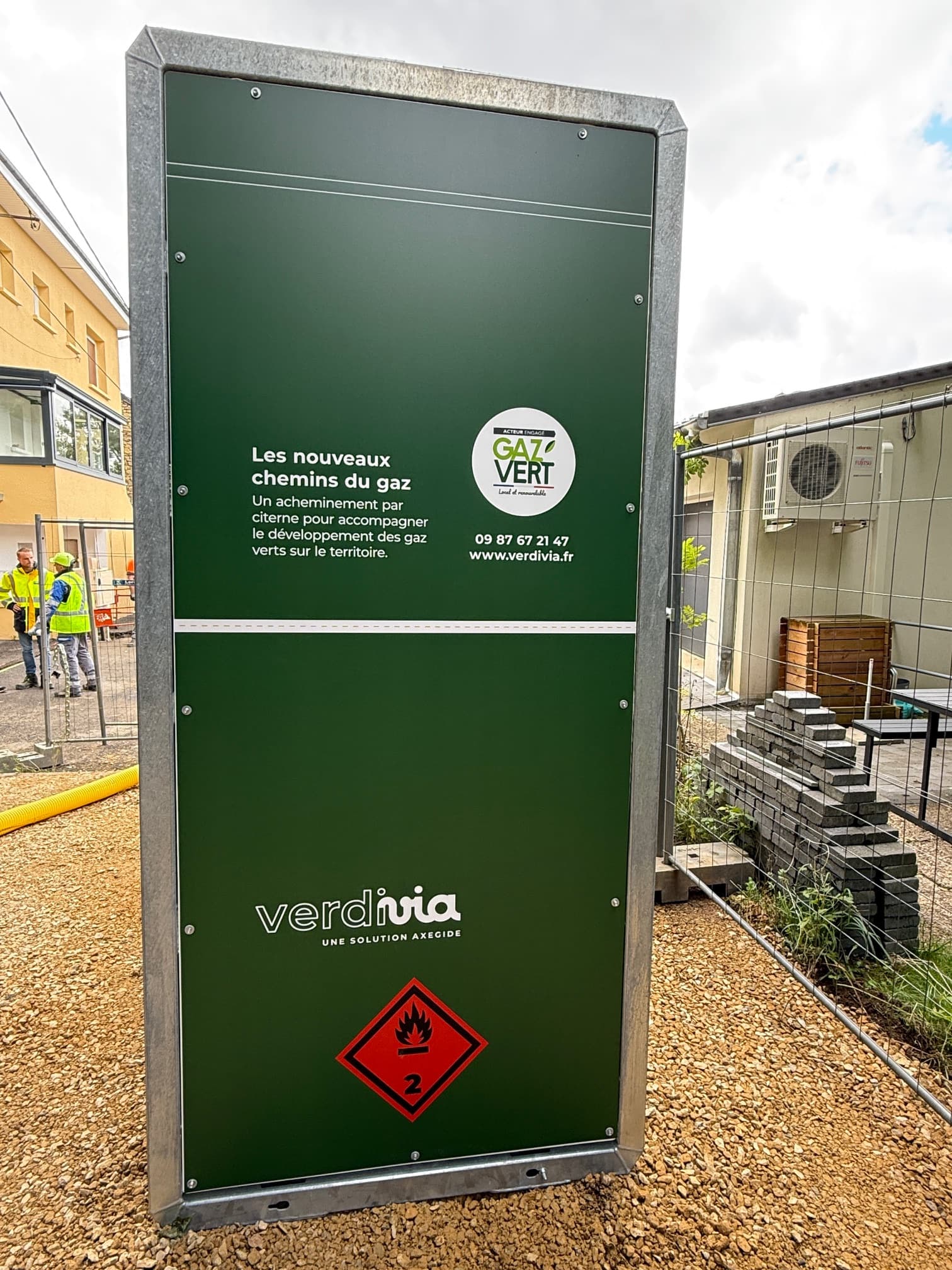 VERDIVIA est la marque d’AXEGIDE, filiale de GRDF, spécialisée dans l’acheminement de gaz naturel porté.